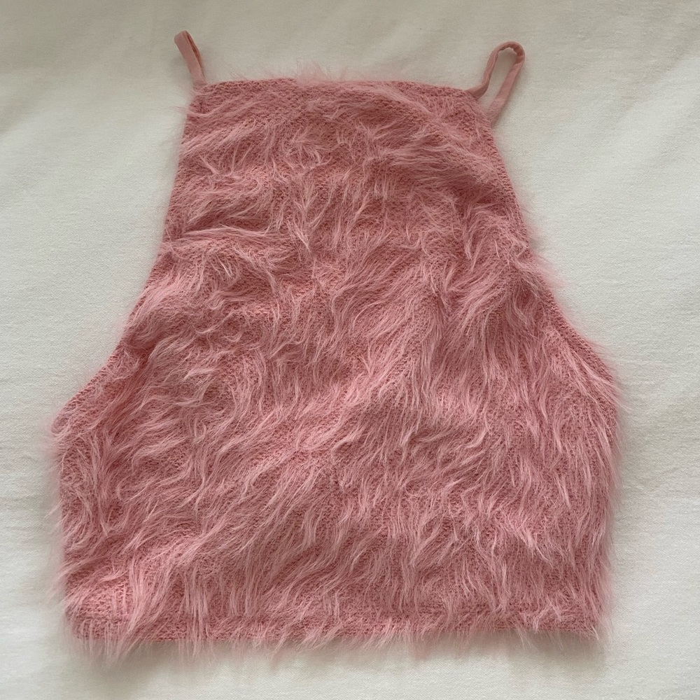 NWT Urban Outfitters Pink Halter Crop